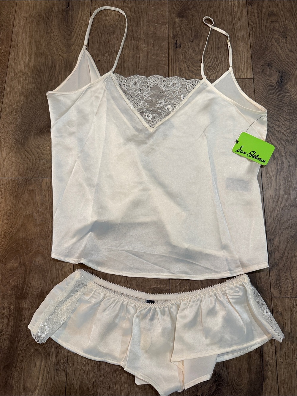 Sam Edelman Lace-Trim Camisole & Short Set